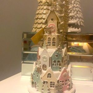 Small abbot light up gingerbread house